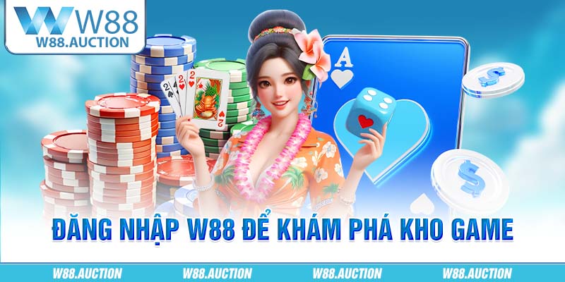 Đăng nhập W88 để khám phá kho game